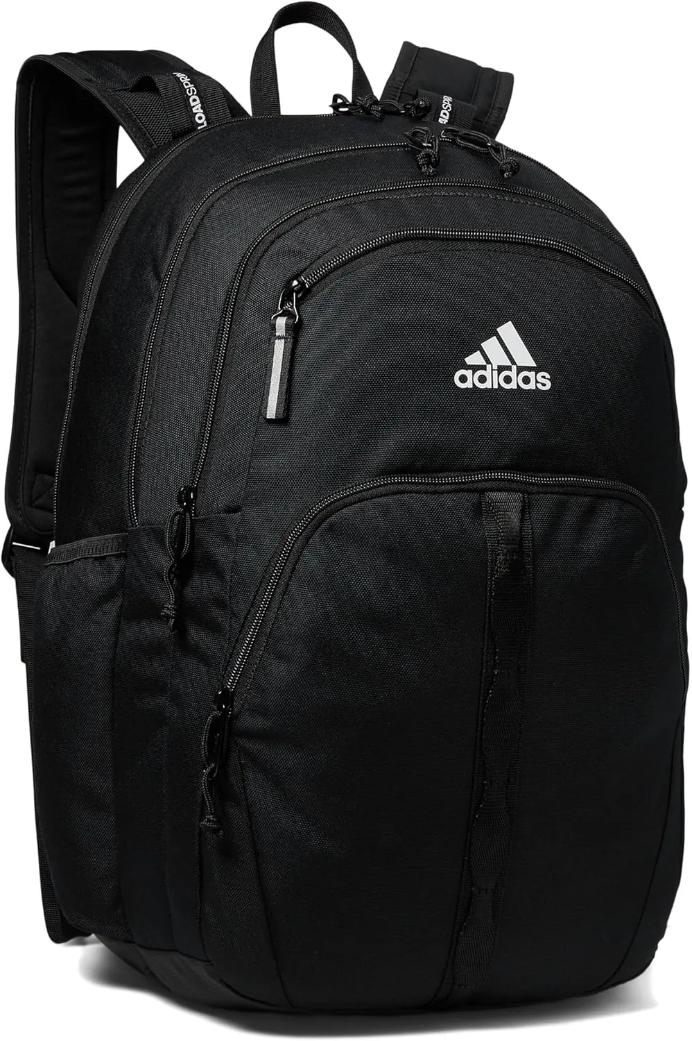 adidas Prime Work, Bag, Travel Backpack for Women and Men with Padded Compartment for Laptop, Black/White/2, One Size