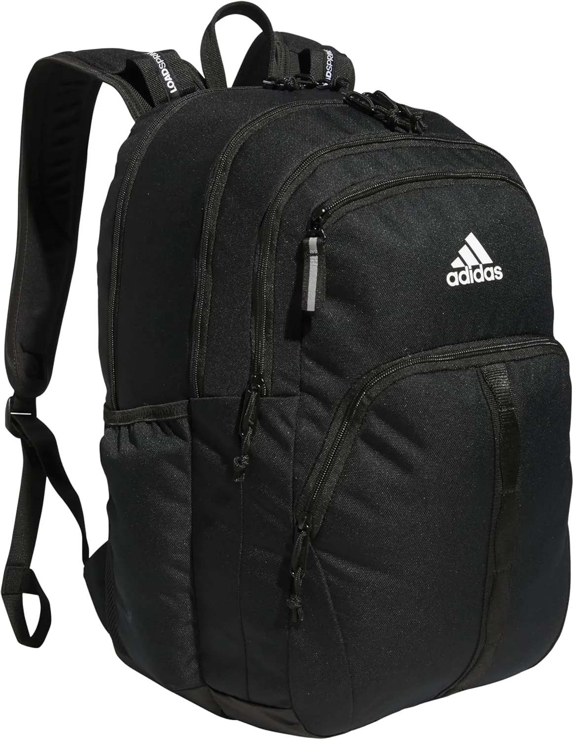 adidas Prime Work, Bag, Travel Backpack for Women and Men with Padded Compartment for Laptop, Black/White/2, One Size