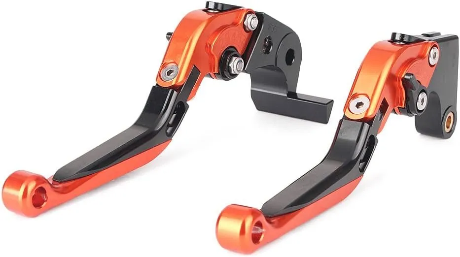 AL-mart Motorcycle Adjustable Folding Extendable Brake & Clutch Levers Set Compatible with KTM 1290 Super Duke R/GT 14-16/990 Super Duke 05-12