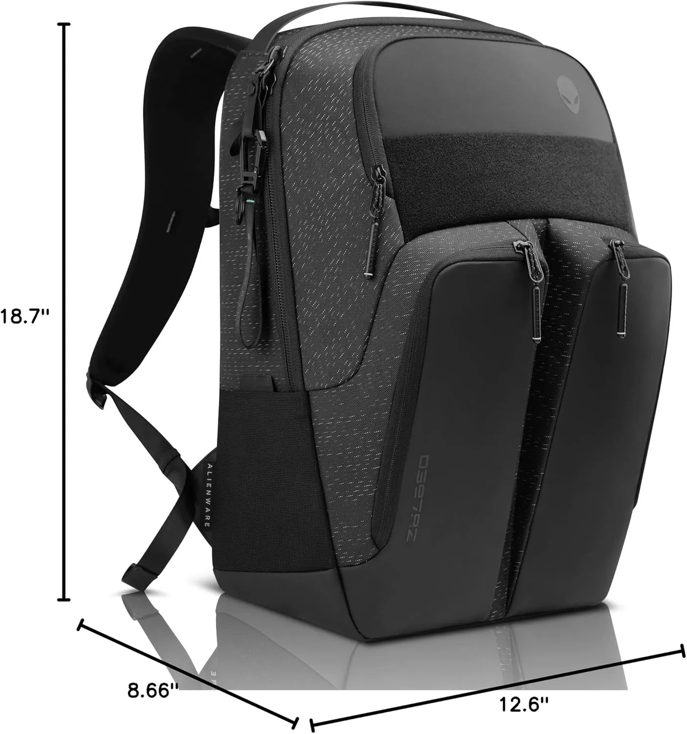 Alienware 17-inch Horizon Utility Backpack - Galaxy Weave Black