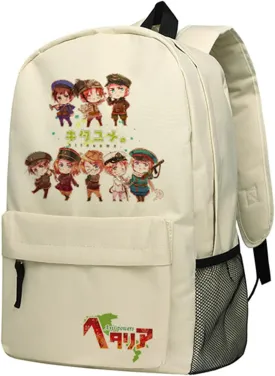 Anime Axis Powers Hetalia Backpack School Bag Rucksack Daypack Bag 8