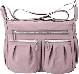 Beach Tote Bag Girls' Polyester New Small Square Bag Portable Shoulder Drawstring Crossbody Bags For Outdoor Beach Travel J