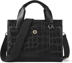 BOSTANTEN Small Tote Bag for Women Crossbody Trendy Purses Vegan Leather Satchel Handbags with Shoulder Strap