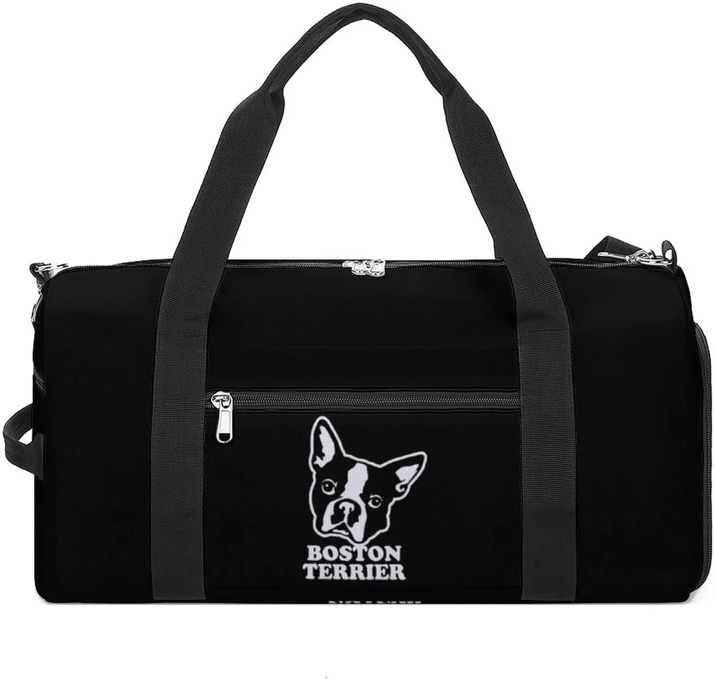 Boston Terrier Unisex Gymbag Large Waterproof Duffle Bag Carryon Sports Bag