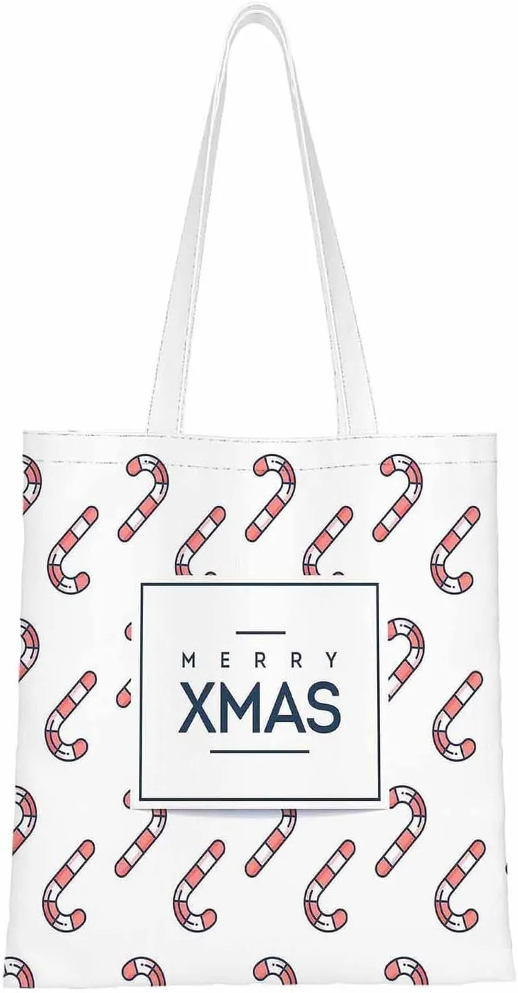 Canvas Tote BagFunny Birthday Reusable Large Shopping Shoulder Tote Bag For Women