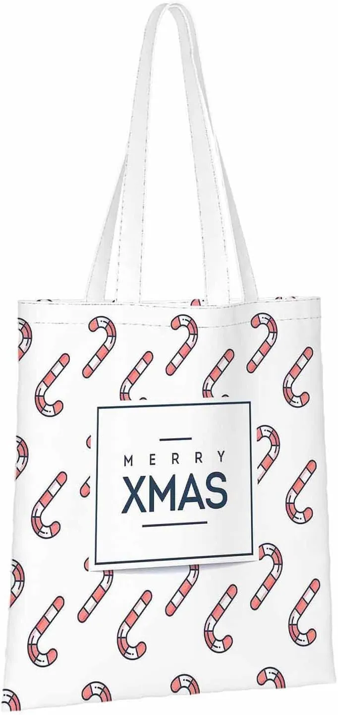 Canvas Tote BagFunny Birthday Reusable Large Shopping Shoulder Tote Bag For Women