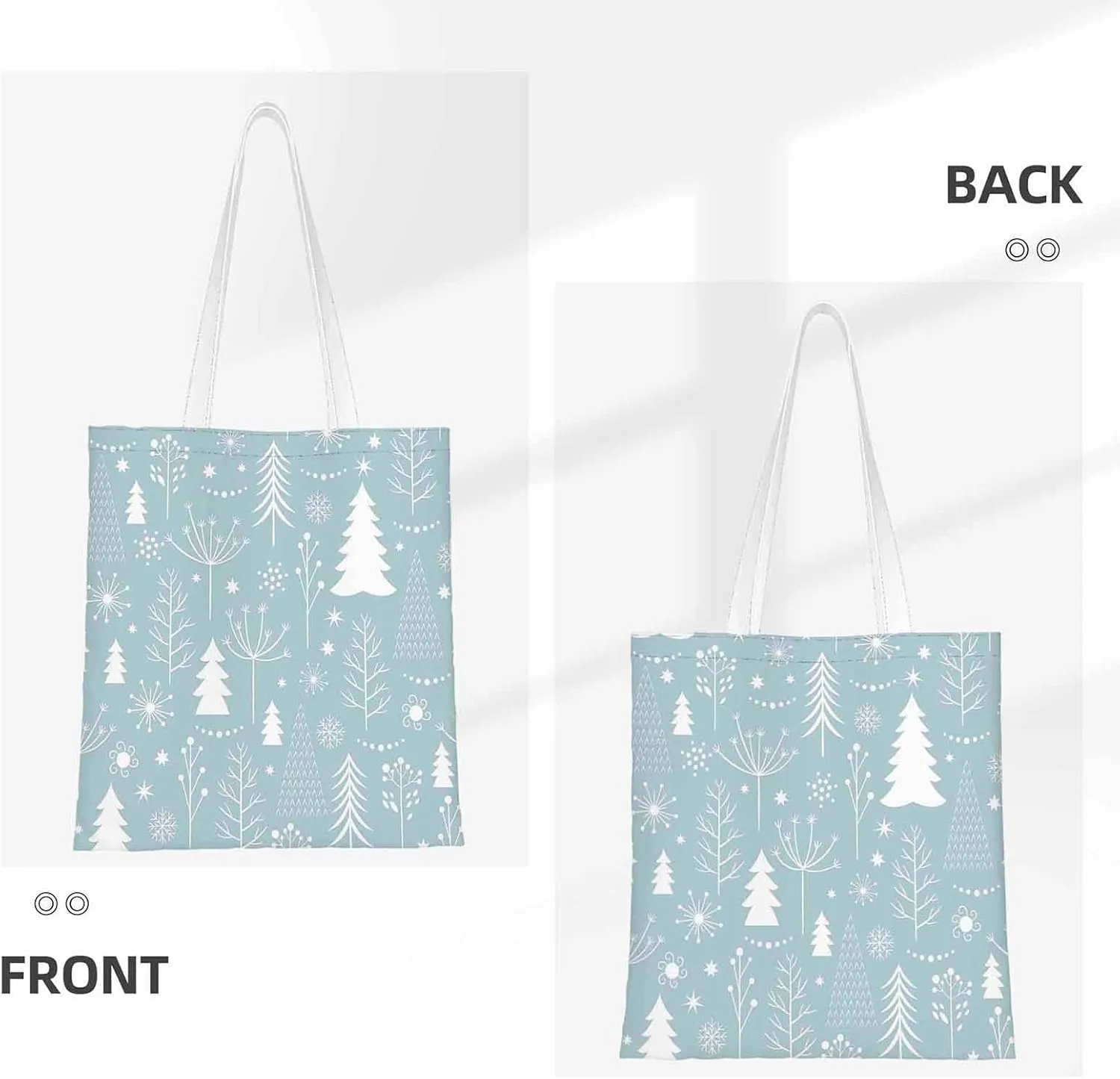 Canvas Tote BagFunny Birthday Reusable Large Shopping Shoulder Tote Bag For Women