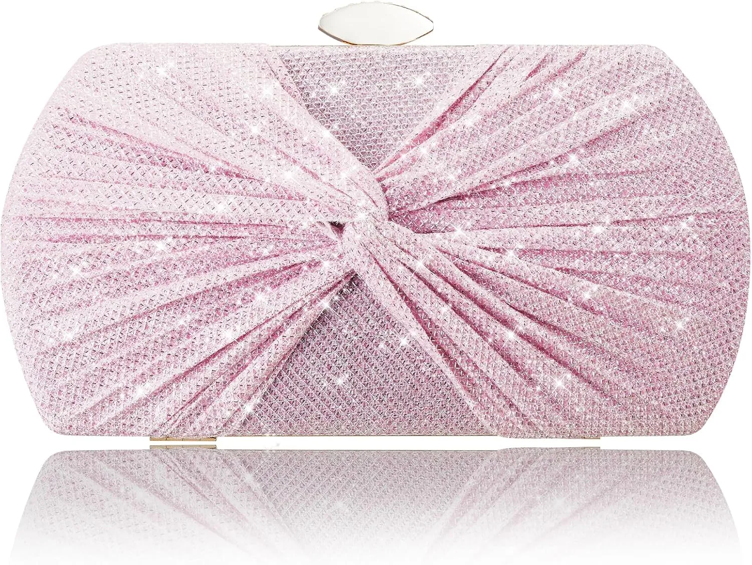 Clutch Purses for Women Wedding Evening Glitter Sparkly Handbags Party Purses for Women with Detachable Chain
