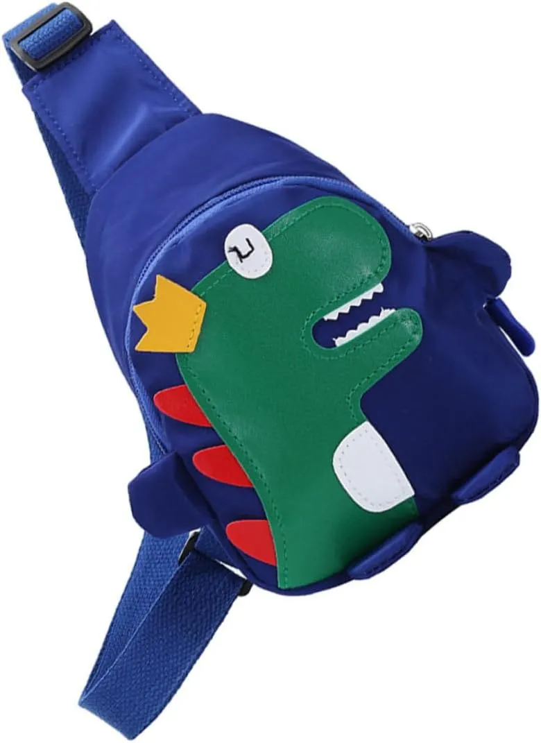 Didiseaon Nylon Boys and Girls Chest Pack Dinosaur Themed Fanny Pack Small Coin Purse for Boys/girls Toy Bag