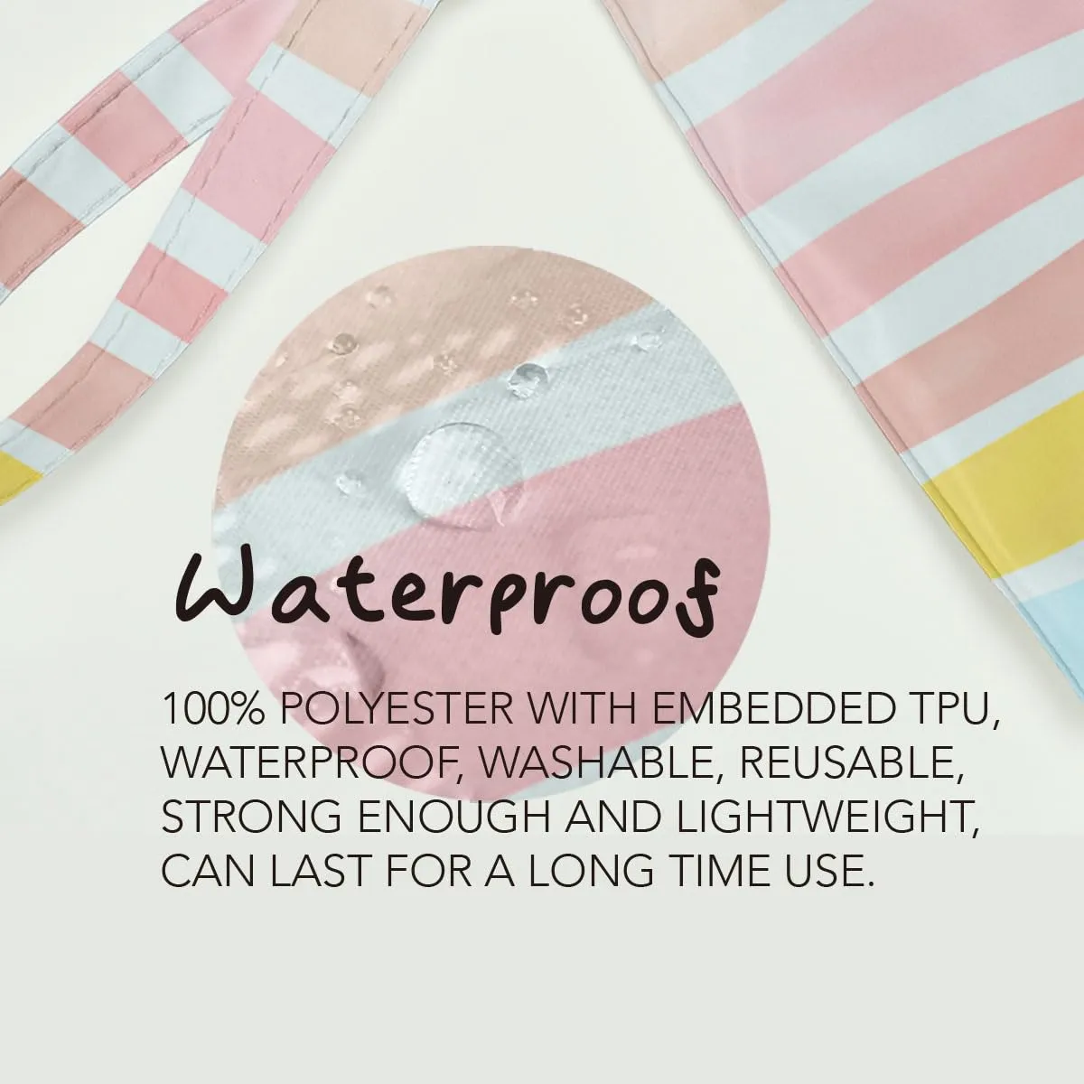 Fokongna Wet Dry Bag, Wet Bag for Swimsuit Travel Beach Bag, Diaper Bag Toiletry Bag Waterproof Large Makeup Bag, Zipper Pouch for Women Girls Sister Friends Wet Bag Starfish Sea Beach rainbow Gifts