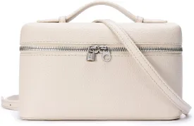 KALIDI Crossbody Bag for Women Small Top-Handle Pouch Designer Shoulder Handbag Quiet Luxury Leather Trendy Purse
