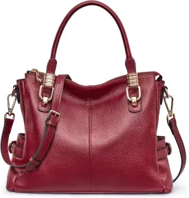 Kattee Soft Women Genuine Leather Purses and Handbags Satchel Tote Shoulder Bag