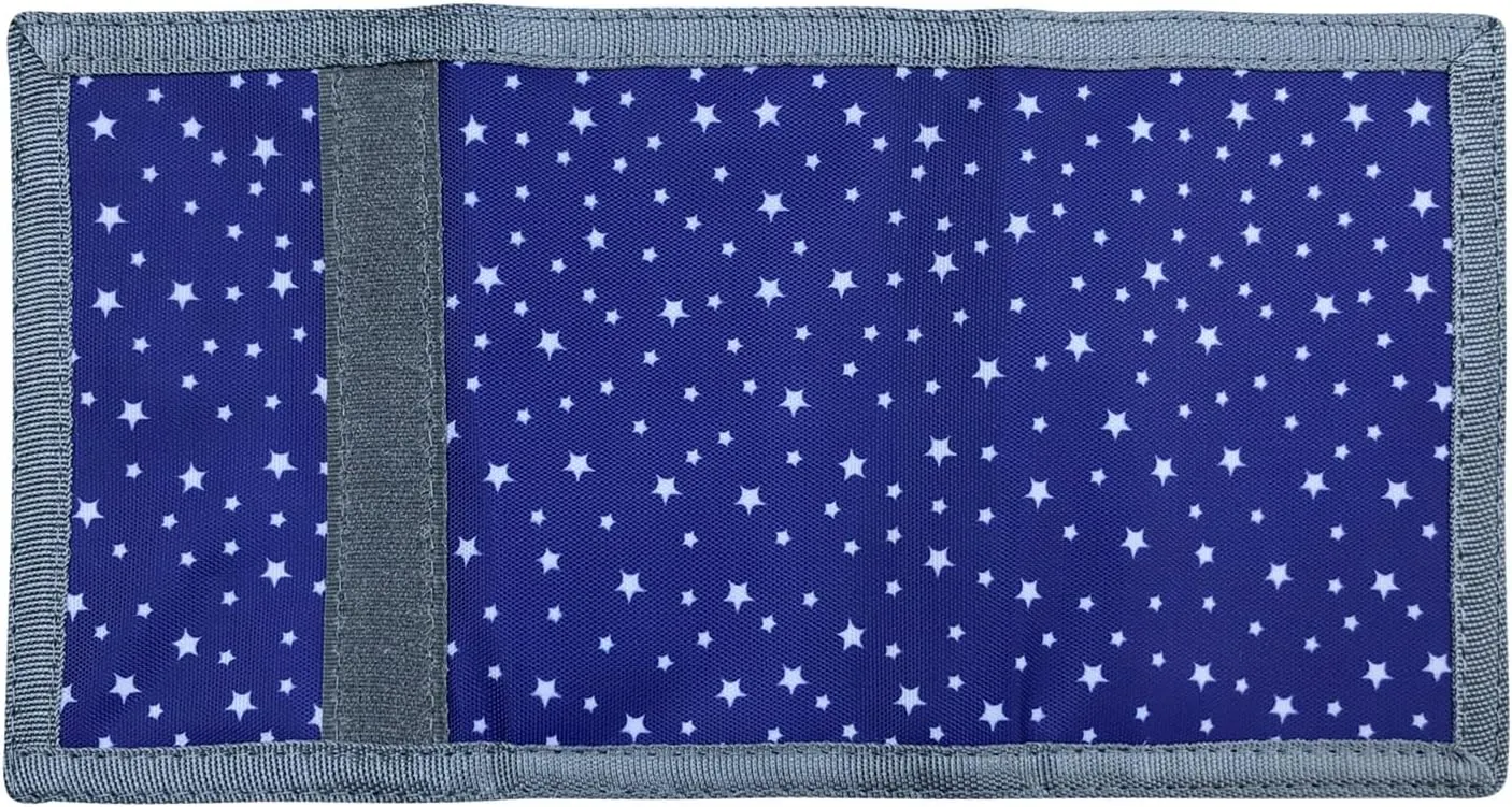 Kids Wallet for Boys and Girls, Novelty Wallet for Boys and Girls Ages 5-7, Camo Teen Wallet for Kids Birthday Gifts - Little Stars