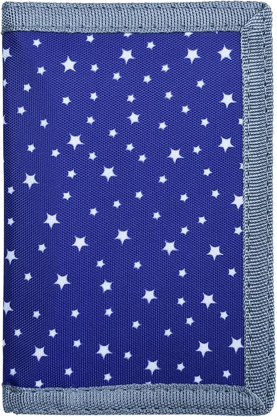 Kids Wallet for Boys and Girls, Novelty Wallet for Boys and Girls Ages 5-7, Camo Teen Wallet for Kids Birthday Gifts - Little Stars