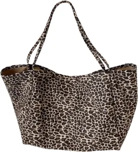 MakeMeChic Women's Leopard Tote Bag Cheetah Oversize Shoulder Bag Weekender Bag