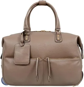 Mellow World Dayna Duffel Roller Bag with Front Zip Pockets 22-inches