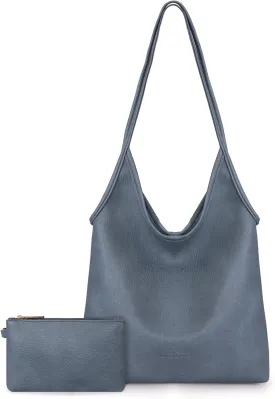 Montana West Slouchy Hobo Bags for Women Soft Designer Shoulder Purses Ladies Top Handle Handbag