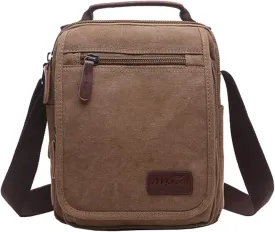 mygreen Small Canvas Crossbody Shoulder Bag Messenger Bag Work Bag