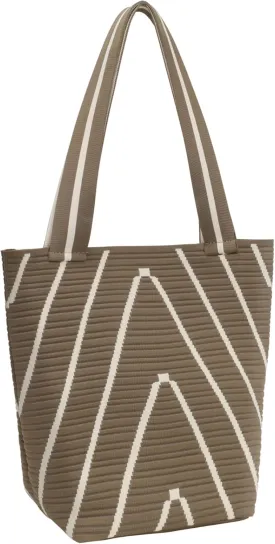 PACKISM Knitted Tote Bag for Women Large Capacity Shoulder Bag for Daily and Travel