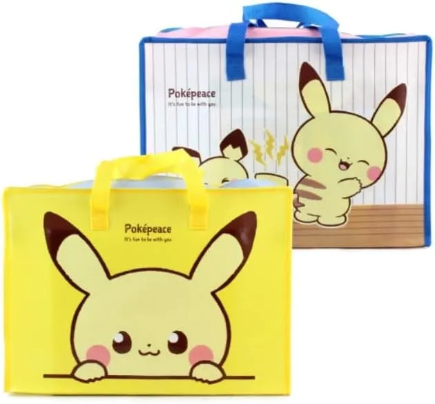 Pikachu Lightweighted Reusable Multi Purpose Bag, Travel Bag, Picnic Bag, Beach Bag Waterproof