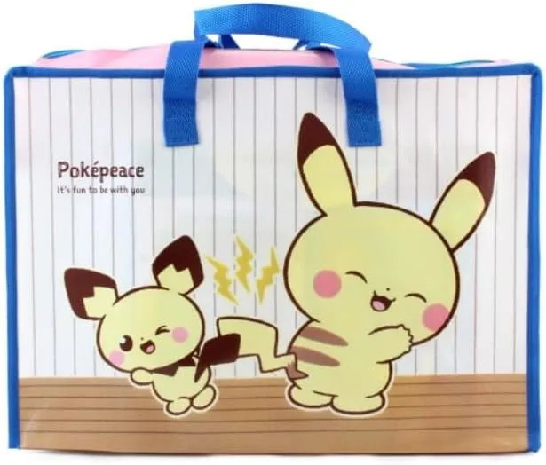 Pikachu Lightweighted Reusable Multi Purpose Bag, Travel Bag, Picnic Bag, Beach Bag Waterproof