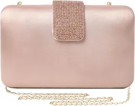 Satin Rhinestones Evening Bags Party Bridal Clutch Purse For Women Prom Clutch
