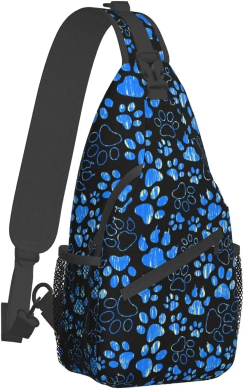 Sling Daypacks,adjustable Rope Crossbody One Shoulder Bag Travel Hiking Cycling for Men Women Gift