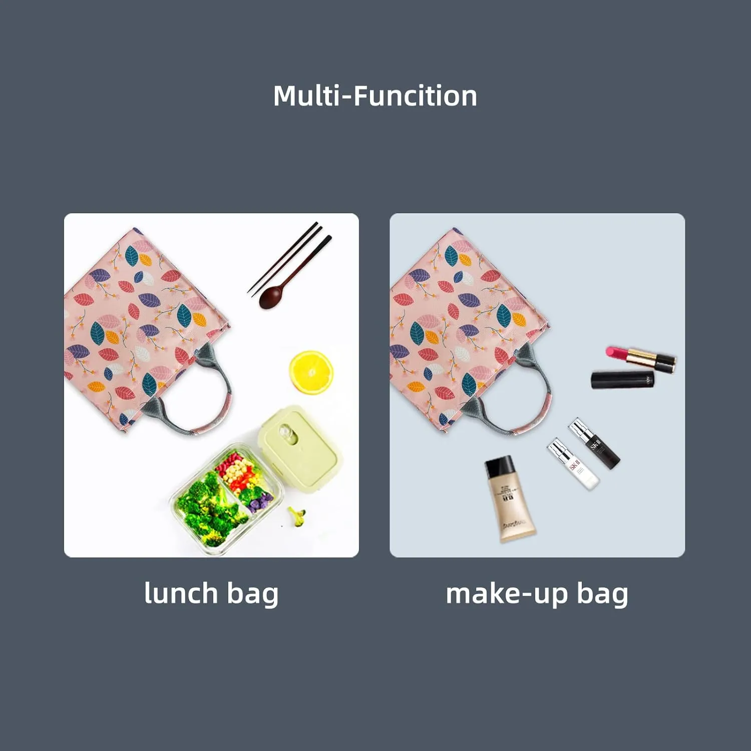 Small Diaper Bags Waterproof Travel Tote Mini Diaper Bag Multi-Function Baby Bags Crossbody Purse(Leaf)