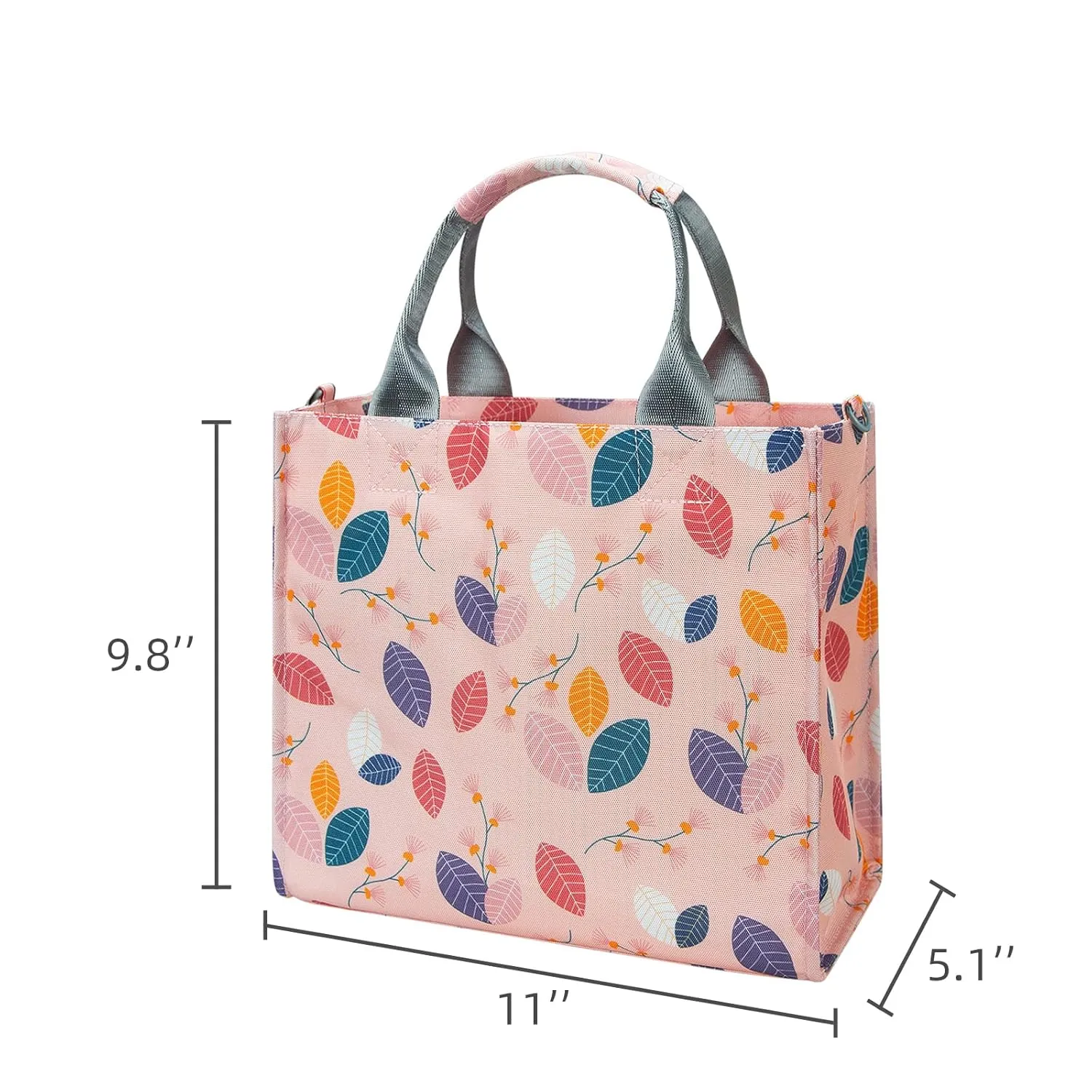 Small Diaper Bags Waterproof Travel Tote Mini Diaper Bag Multi-Function Baby Bags Crossbody Purse(Leaf)
