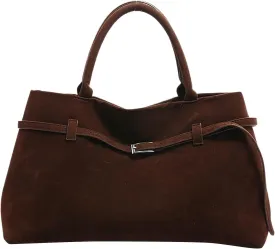 Suede Bags For Women Large Capacity Top Handle Bag Womens Tote Bags For Work Faux Polyester Tote Bag