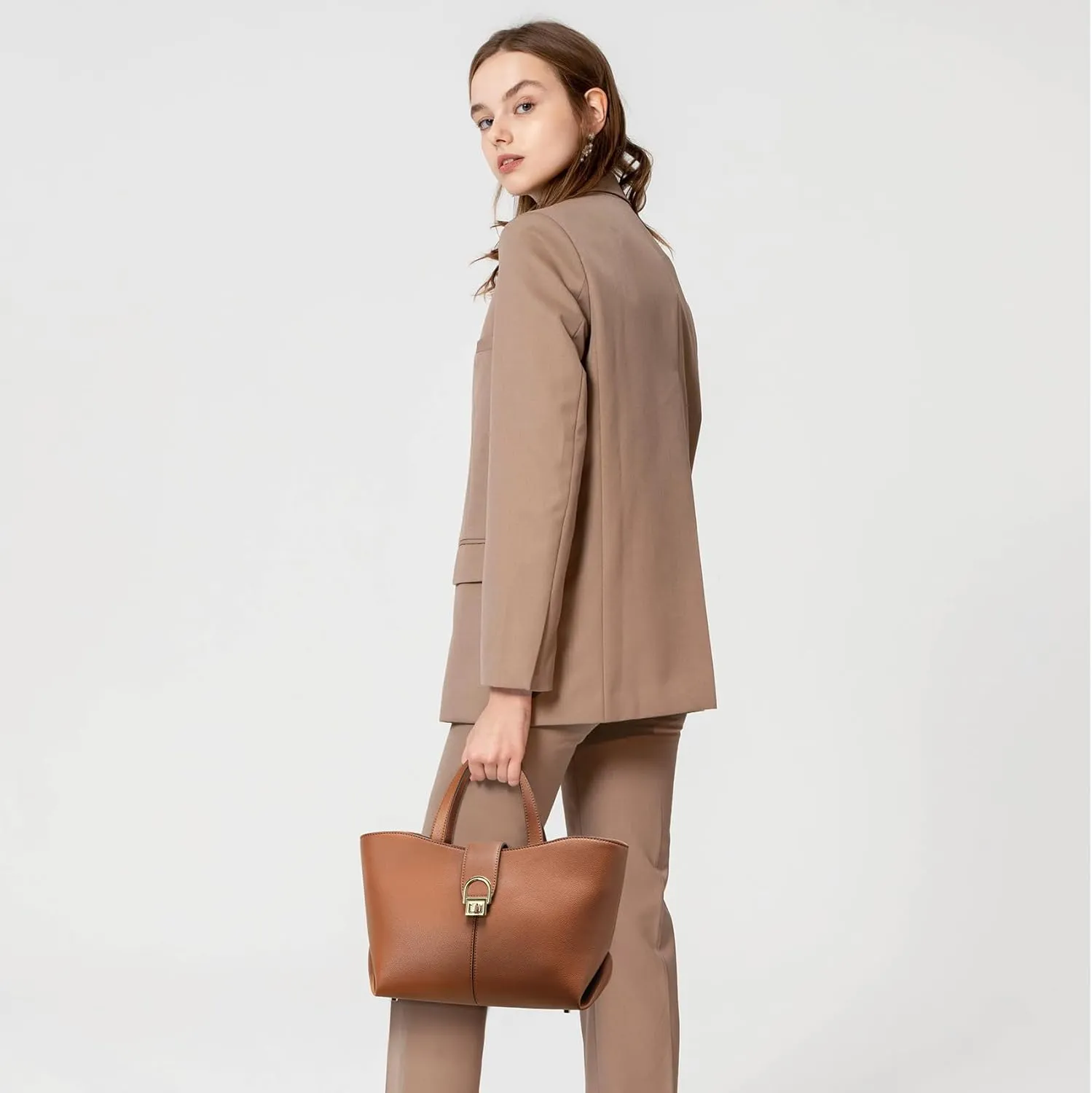Top Handle Bag Designer Leather Crossbody Bag Handbag Purses,Tote Bag for Women Top-Handle Handbag with Adjustable StrapStrap