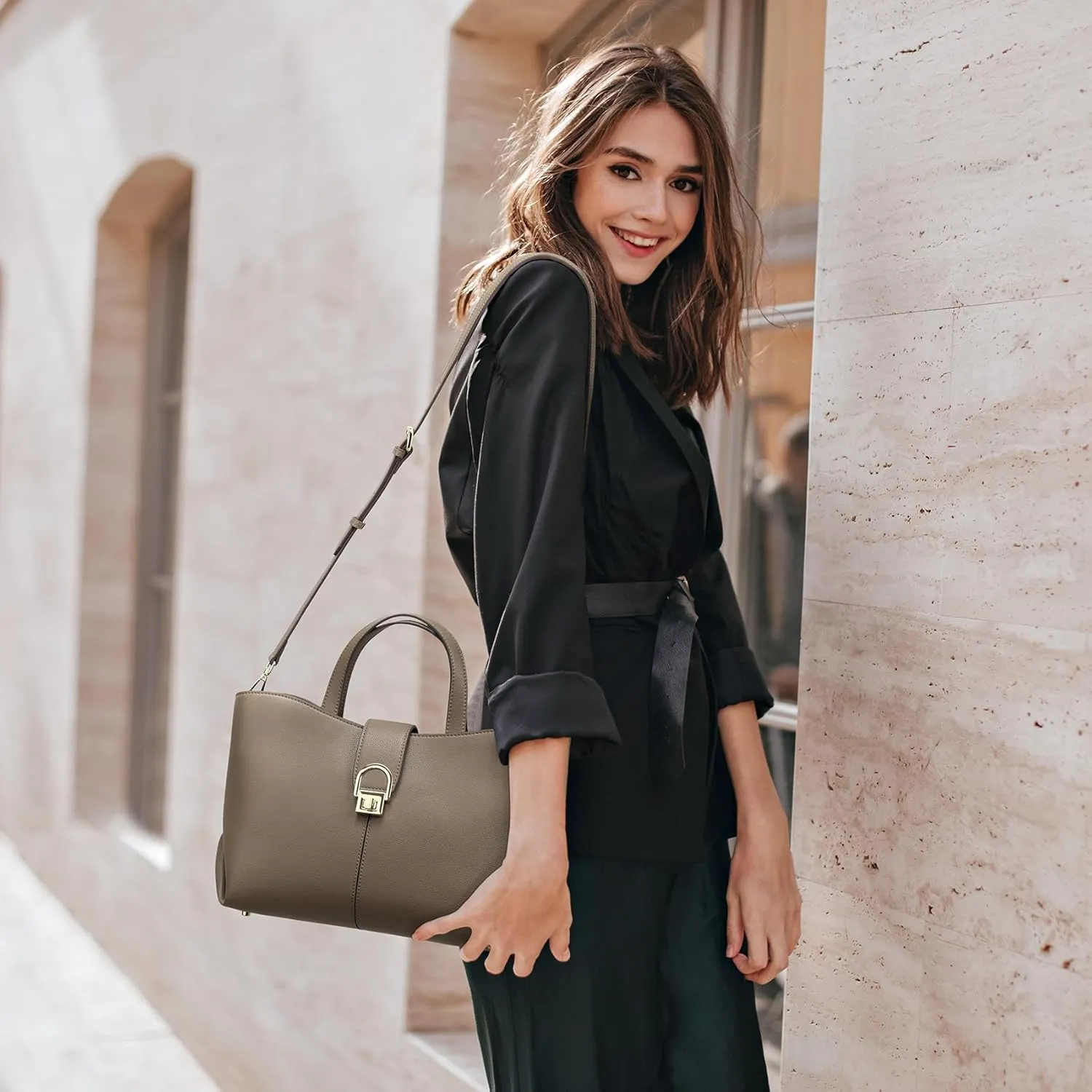 Top Handle Bag Designer Leather Crossbody Bag Handbag Purses,Tote Bag for Women Top-Handle Handbag with Adjustable StrapStrap