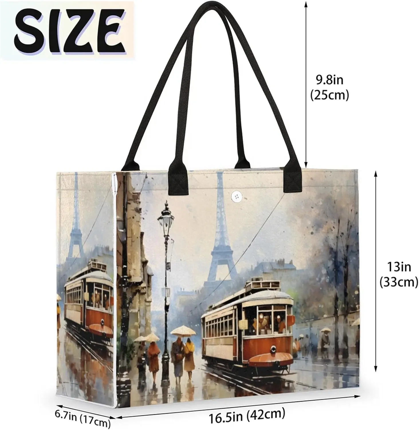 Tote Bag for Women Reusable Canvas Shoulder Bag