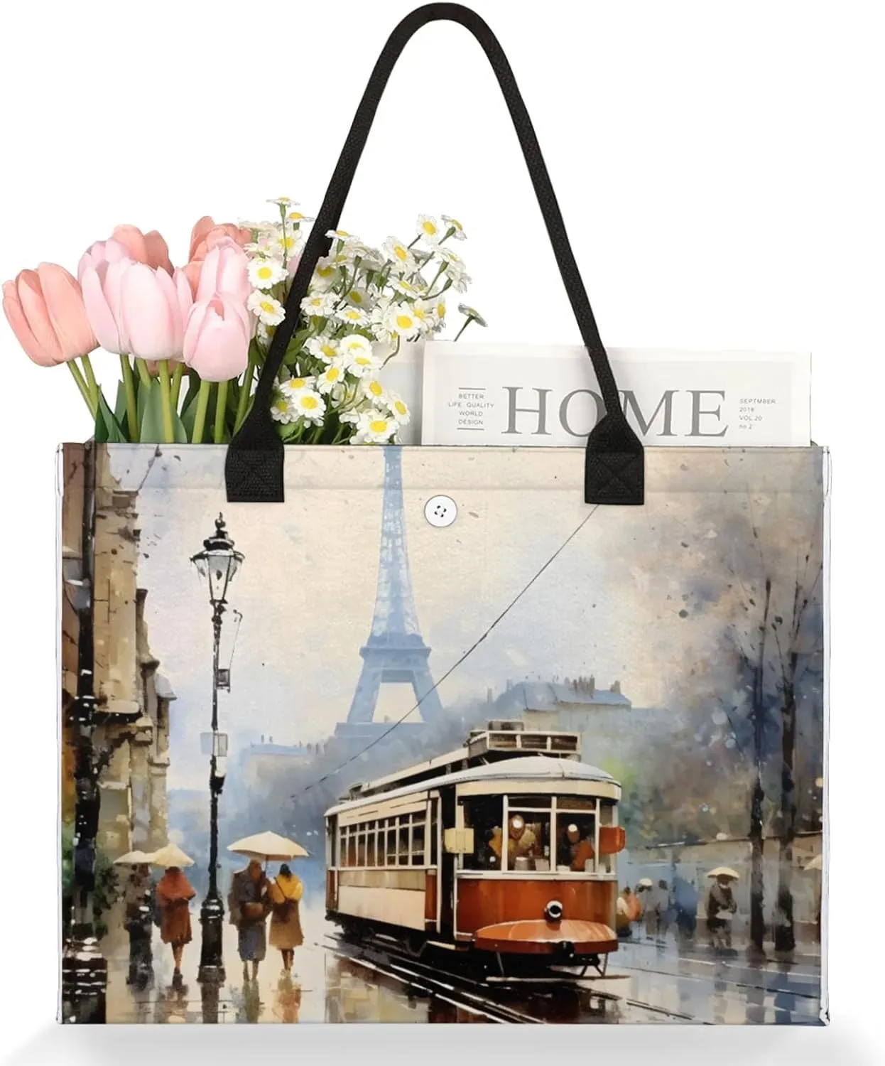Tote Bag for Women Reusable Canvas Shoulder Bag