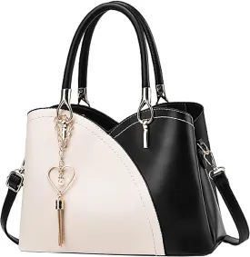 Tote Bag - Women's Shoulder Handbag - Big Capacity Hobo Casual Work Shopping Blue