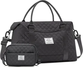 Travel Bag for Women, Overnight Duffel Weekender Bag with Toiletry Bag,Gym Bag with Wet Pocket,Personal Item Carry On Bag