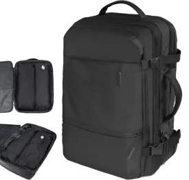 VacPack Backpack with Vacuum Pump, Air Travel Backpack, 50L Expandable Travel Backpack with Vacuum Compression, Waterproof, Ideal for Laptop, Travel, Business, College, Camping