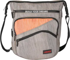 Vertical Messenger Bag, Crossbody Bag, Larswon Shoulder Bag Laptop Bag Satchel Khaki