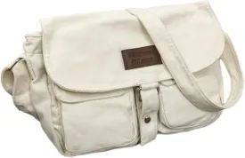 Vhitler Messenger Bag Canvas Crossbody Bag Grunge Y2k Bag Canvas Bag Trashy Y2k