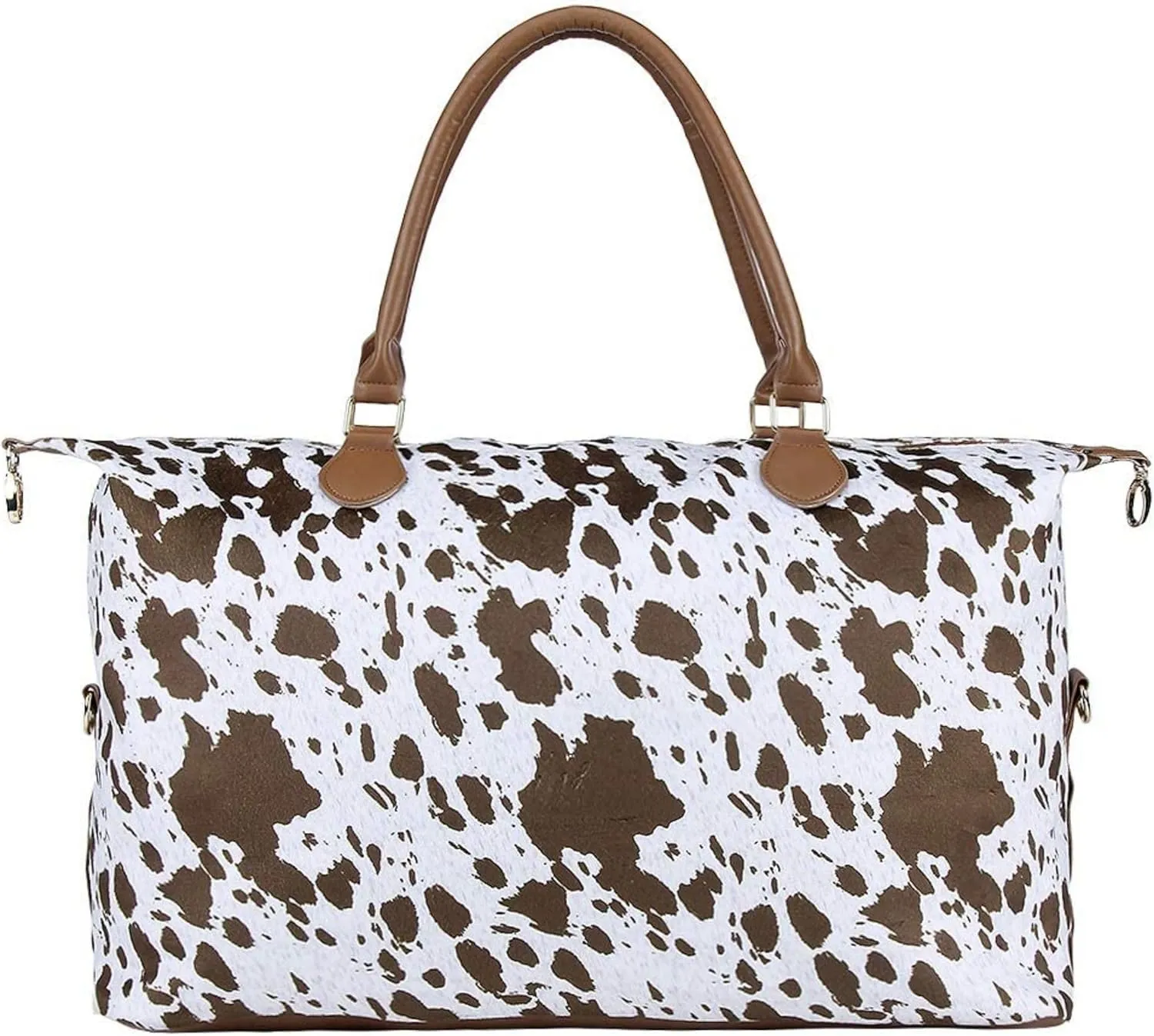 Weekender Bag Duffle Bag For Women Large Travel Tote Bag Overnight Weekend Bags With Shoulder Strap Cow Leopard Atzec