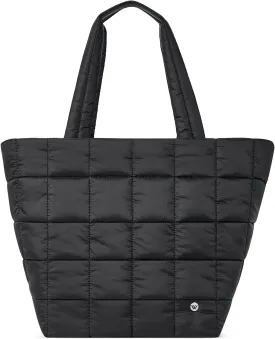 WESTBRONCO Small Puffer Bag Quilted Crossbody Bags for Women Puffy Purse Nylon Shoulder Handbag with Adjustable Strap