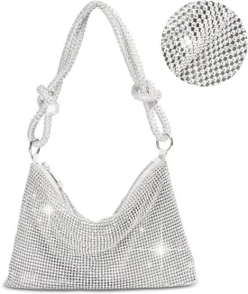 Women Gold Clutch, Rhinestone Gold Purse Wedding,Evening Clutch Purses For Women 10.2"0.4"6.69"