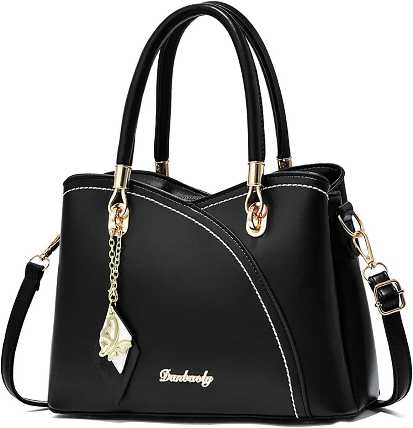 Women Handbag Large Capacity Plaid Contrast Color Middle One Shoulder Messenger Bag Bag Charms for Bags