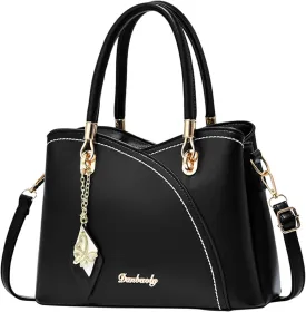 Women Handbag Large Capacity Plaid Contrast Color Middle One Shoulder Messenger Bag Bag Charms for Bags